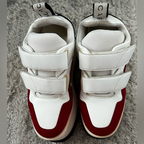 Stella McCartney Women's White Eclypse Platform Sneakers - Picture 6 of 7